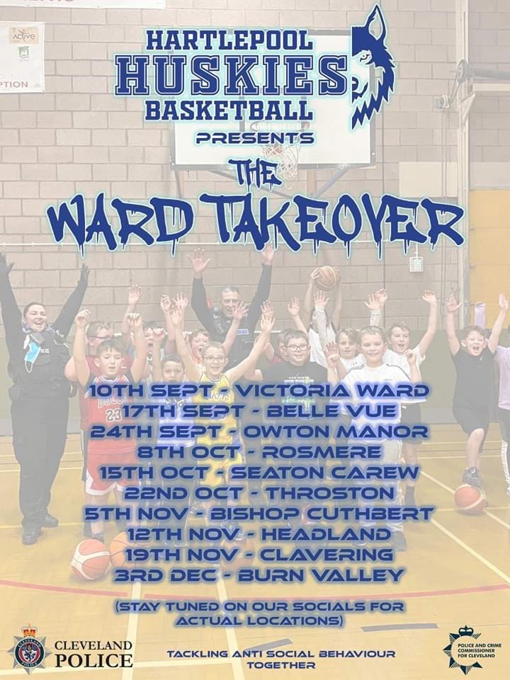 Huskiesclub's tweet photo. @BBCTees Hi Gary, I know you do a segment on a Friday for free stuff for the kids and families… could you share this.. we are going all the way into December with this one to provide free basketball at pop up events in various Nielgbourhoods https://t.co/687ItPav4Y