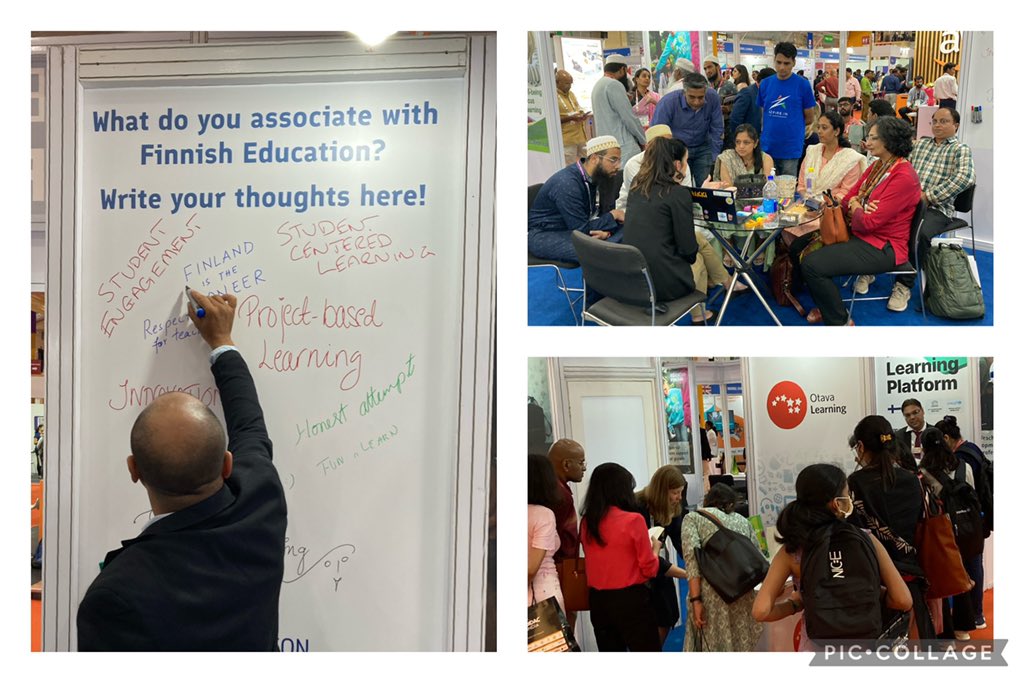 Third day of #DidacIndia is starting! We are overwhelmed by the interest towards Finnish education expertise and look forward to continuing the lively discussions today at the #educationfinland pavilion! Info on the Finnish delegation: educationfinland.fi/news-events/di… #FinnishEducation