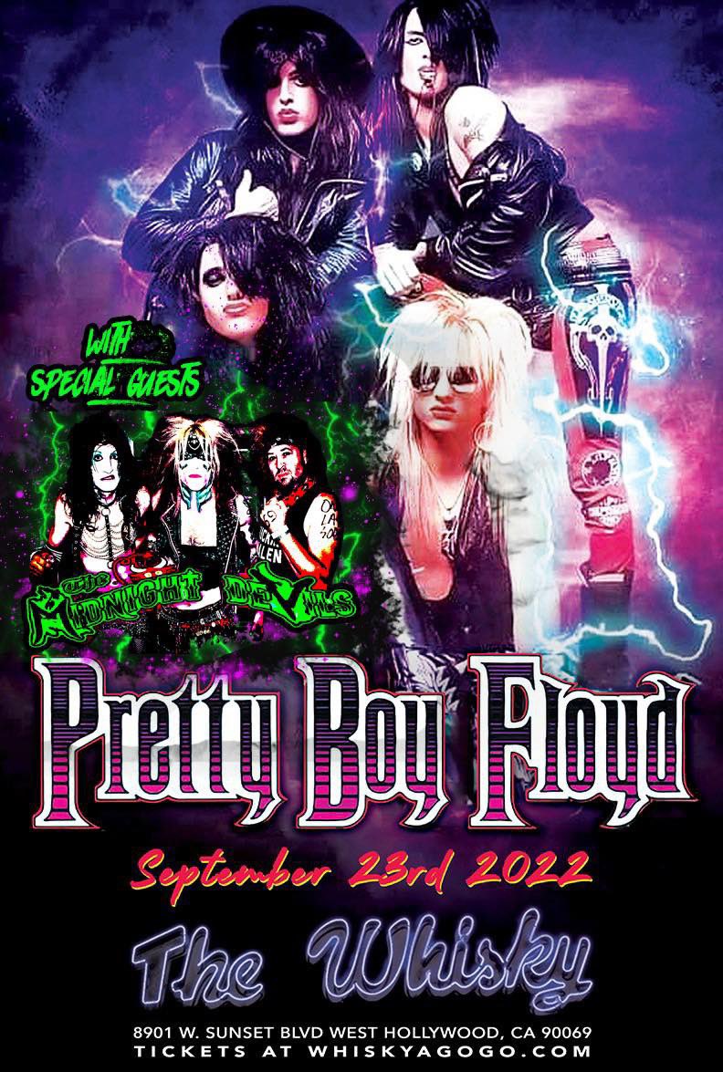 The Midnight Devils (@midnightdevils) on Twitter photo Friday night we are in Hollywood, CA at the world famous Whisky A Go-Go opening for <a href="/PBF323/">Pretty Boy Floyd</a>. Friday night we are in Hollywood, CA at the world famous Whisky A Go-Go opening for <a href="/PBF323/">Pretty Boy Floyd</a>.