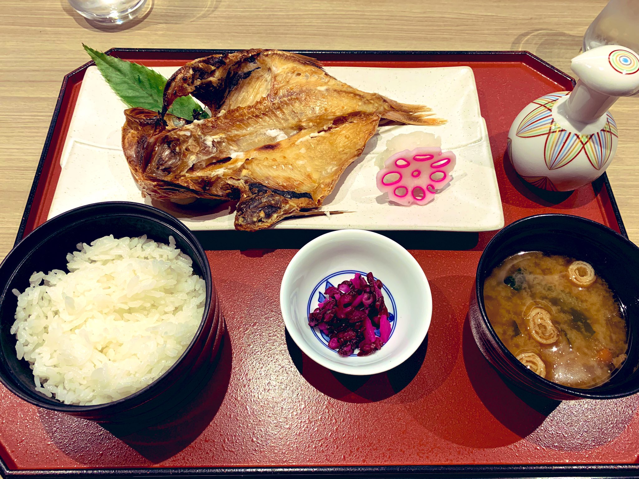 金目鯛の干物定食 Twitter Search Twitter