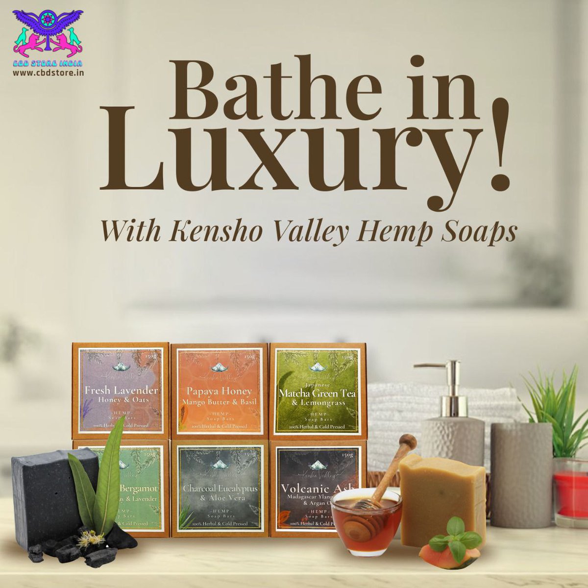 Kensho Valley’s Ultra-Luxurious & Premium range of Hand-Crafted Hemp Soaps
Explore the range & purchase here:
linkpop.com/csin

#cbdlove #cbd #cbdhealth #cbdheals #hempproducts #hempoil #hempskincare #stressed #cannabis #cannabidiol #health #cbdstore #cbdstoreindia