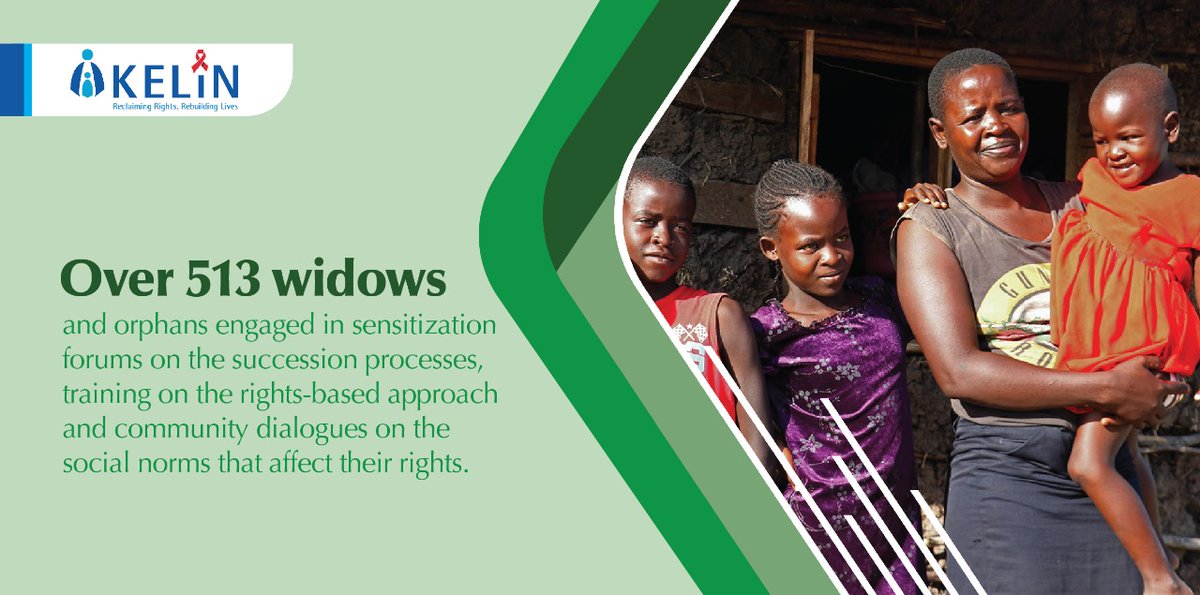 KELINKenya's tweet photo. In the last 10 years, over 513 widows and orphans were engaged in sensitization forums on the succession processes, training on the rights-based approach and community dialogues on the social norms that affect their rights #WLPR #WLPRMilestones @KisumuCountyKE @HomaBayGovt https://t.co/WLnEO8j4xe