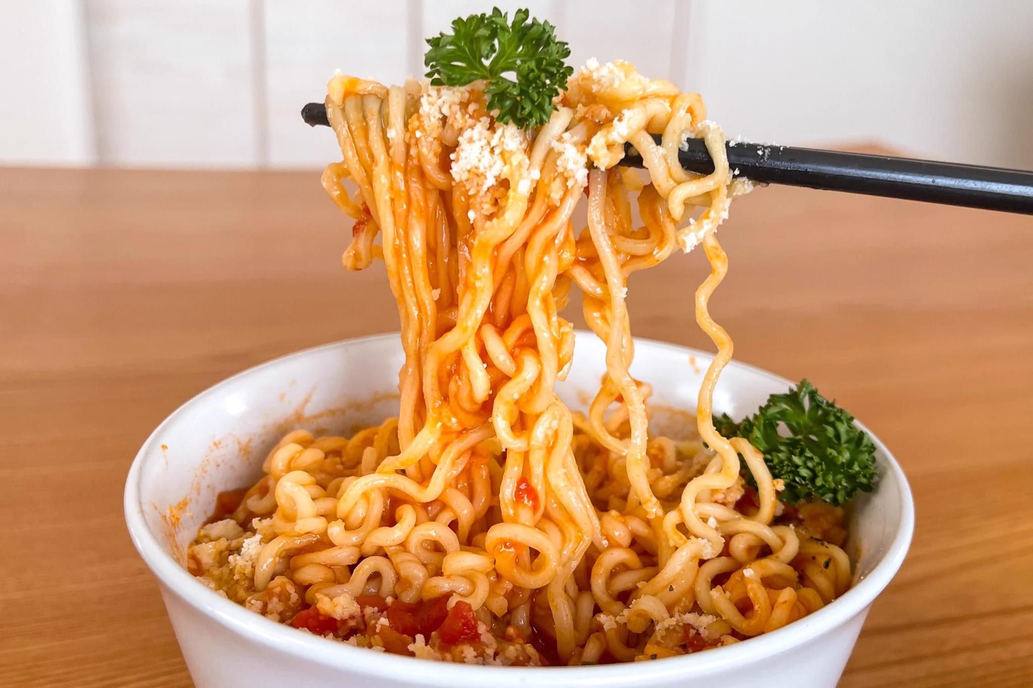 少ない材料で作れるのも嬉しい！「サッポロ一番塩らーめん」の洋風アレンジレシピ！