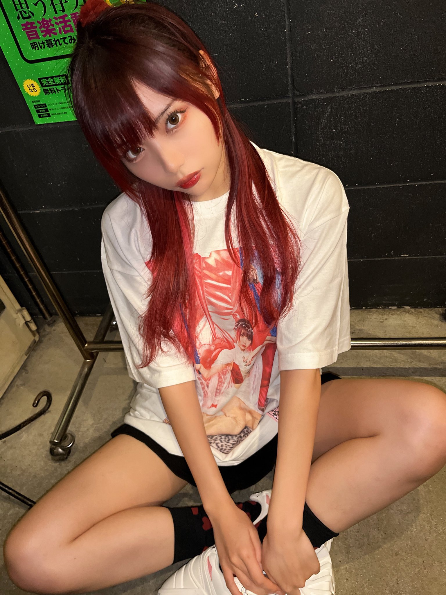 metamuse μ 生まれた時からビジュ担μちゃんTシャツ