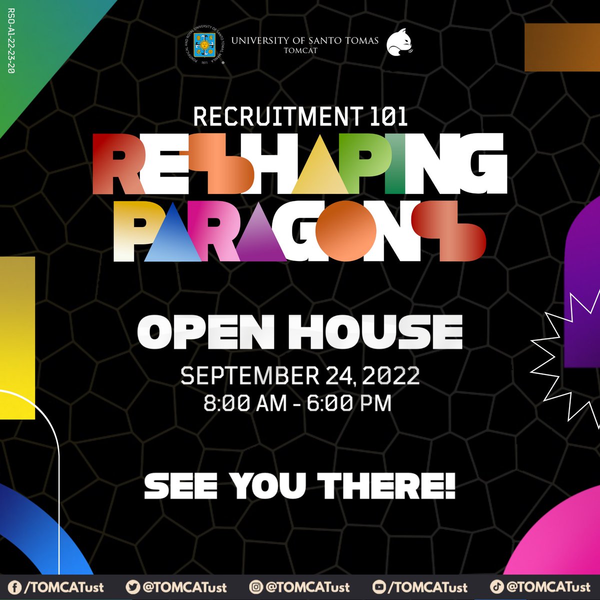 TOMCATust's tweet photo. Get a head start in #ReshapingParagons by also joining our Open House event on September 24 via https://t.co/MXcejX3VIK!
We can’t wait to see you there, Thomasians!
#USTRecruitment101 https://t.co/GZnoKWNEnT