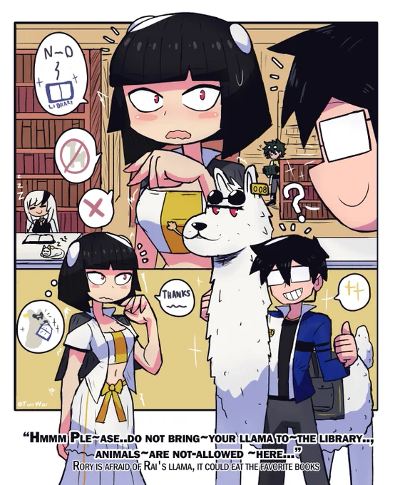 Rory speak very slowly and low 👂,  but Rai can understand her perfectly✨, even if she doesn't speak. 