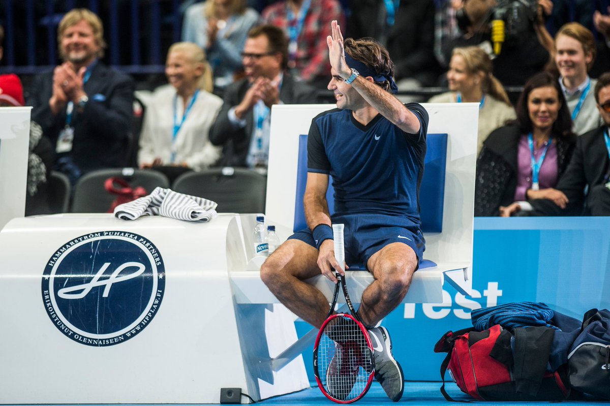 tennisfi's tweet photo. End of an era.
Thank you @rogerfederer for everything; we had an amazing day together at Jarkko Nieminen’s career ending #TheFinalNight in 2015 🙌🏼
📸 https://t.co/e5nC9m42vC https://t.co/TTdXC2C0xr