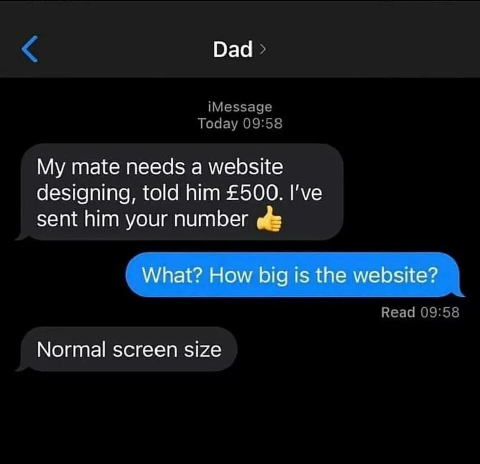 hackertrail's tweet image. That is going to be a very simple website then! 😁

#FridayHumor #TGIF #programmerhumor #funnymeme #HackerTrail #hiring #Singapore #India

Meme found at: r/ProgrammerHumor