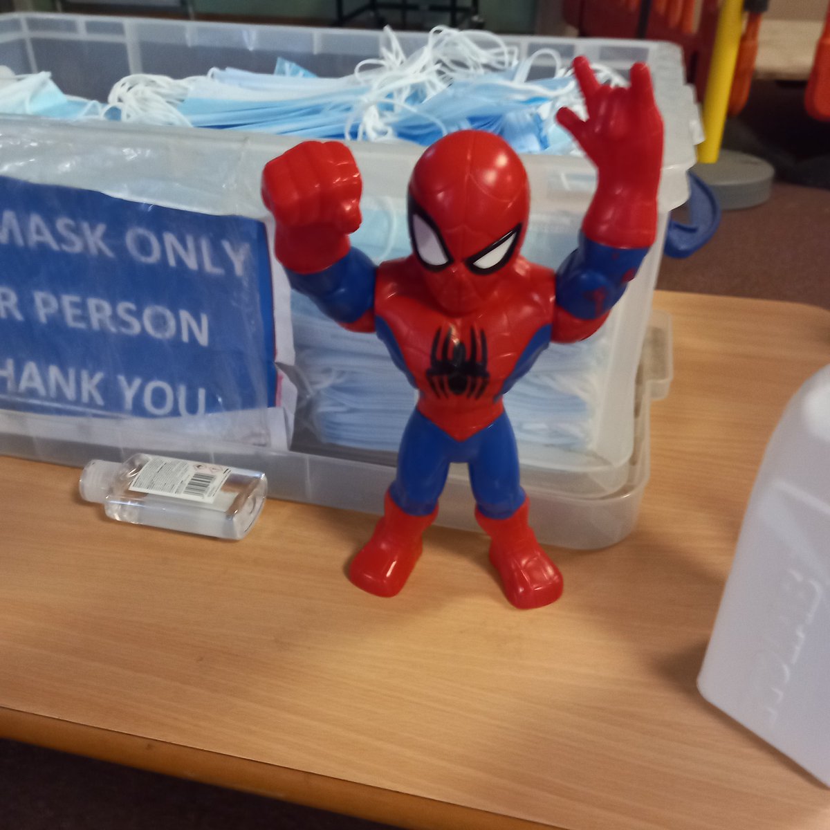Help get this little superhero back to his superhero owner....he is in Gordon Hesling RPH <a href="/LancsHospitals/">Chorley & Royal Preston</a>