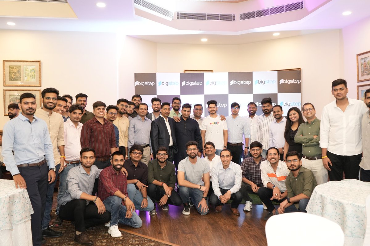 SincereSevaram's tweet photo. #CelebratingBigstep #14AnnualDay #CompanyMeetup #Gurugram #heritageVillageResort #BigstepAnniversary #BigstepTech https://t.co/YrXsD0uVou