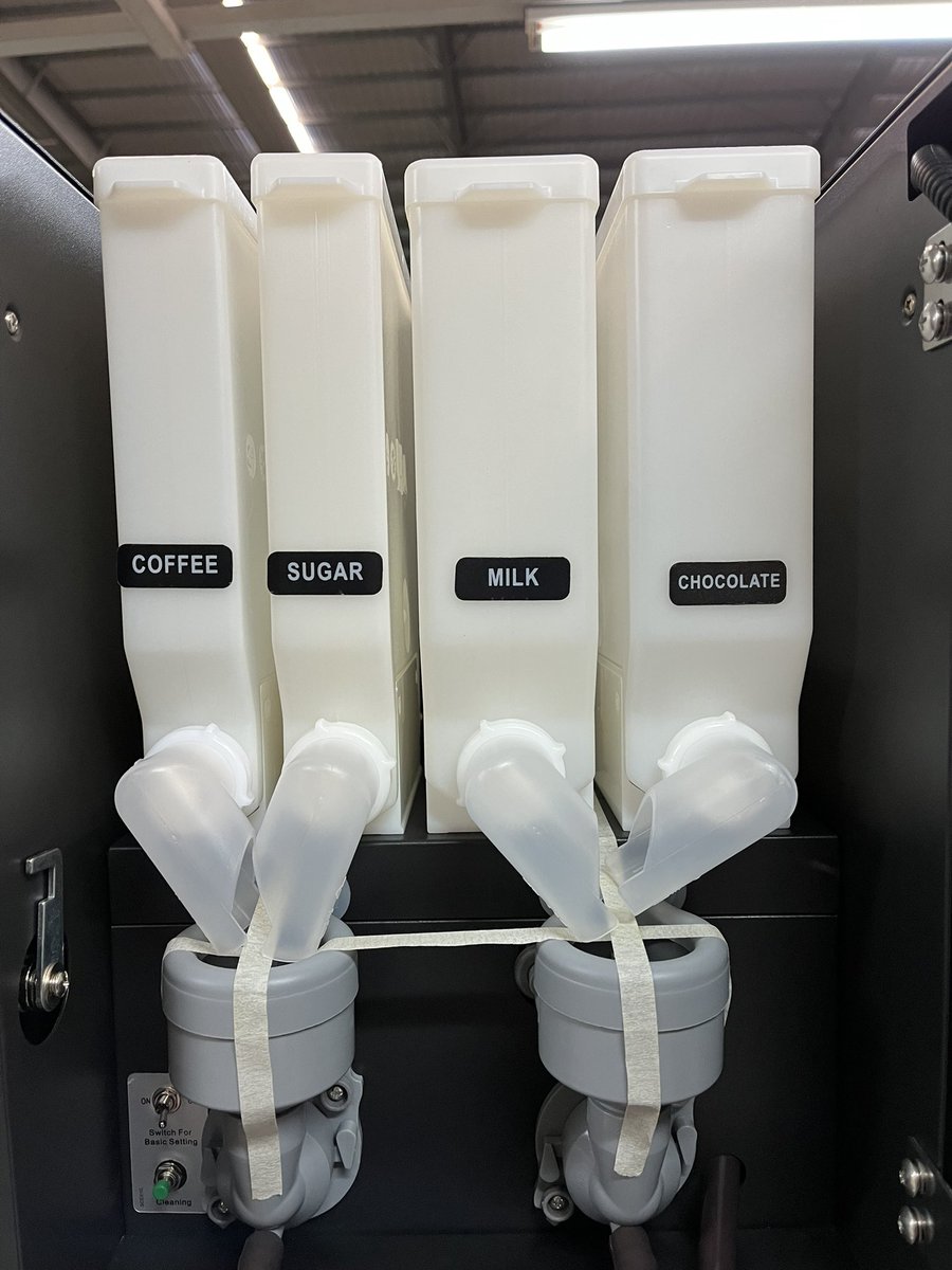 EllieChan15's tweet photo. 4 canisters for instant coffee/sugar/milk/chocolate powder to make 8 flavors : espresso, cappuccino, Americano, latte, chocolate…
Model: SC-71104
Top-selling in stock NOW!
#espresso #coffee  #coffeelover  #vending_machine https://t.co/WG0S76i3di
