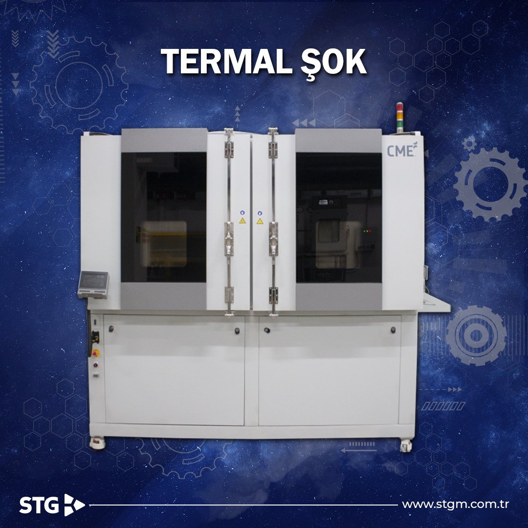 stgmuhendislik's tweet image. Sıcaklık şoku testinin amacı,malzemelerin fiziksel hasar veya performans düşüşü yaşamadan sıcaklıktaki ani değişikliklere dayanıp dayanamayacağını belirlemektir.Ani değişiklikler, bir dakika içinde 10°C&apos;den yüksek hava sıcaklığı değişiklikleri olarak tanımlanır.#environmentaltest