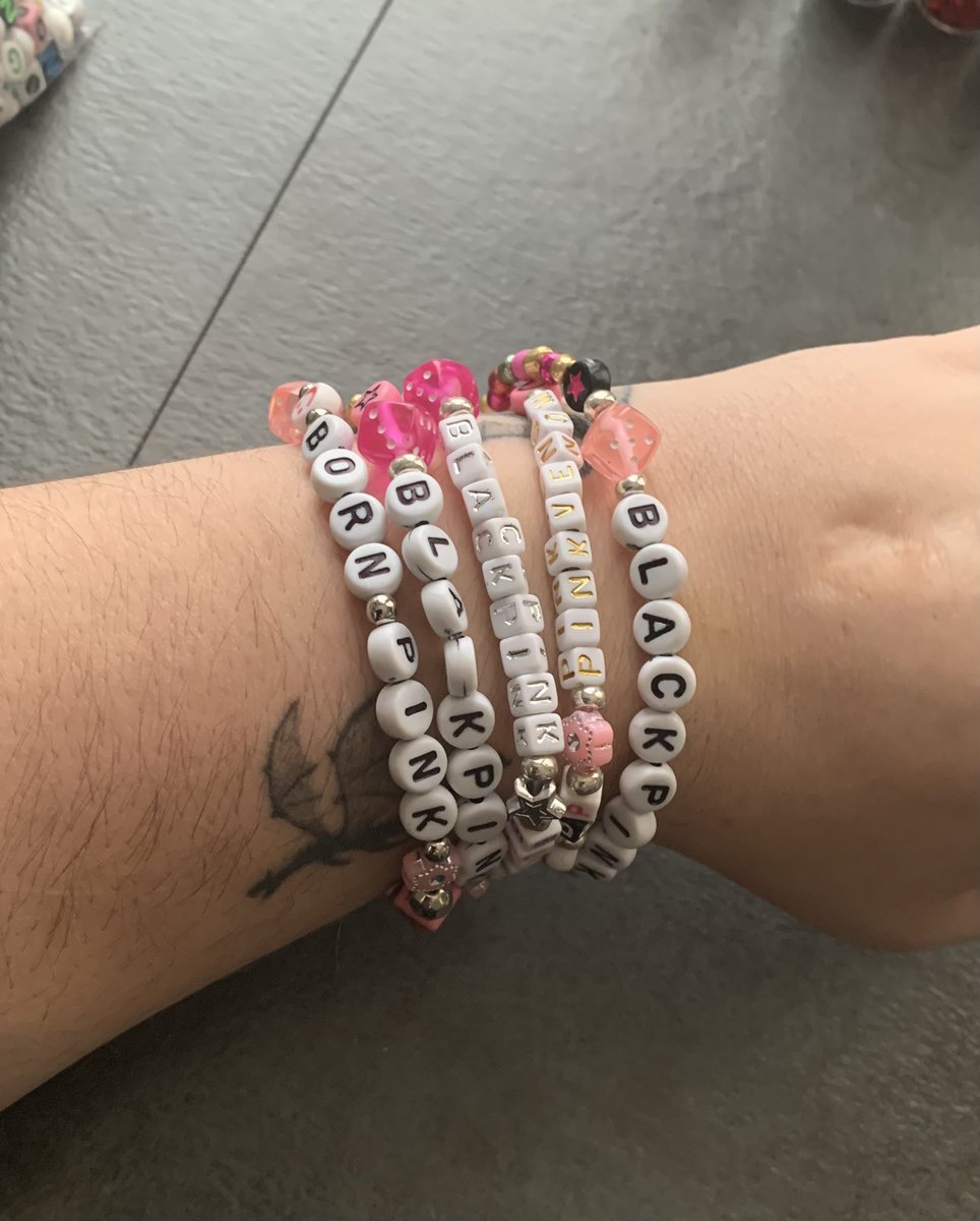 FlannelsTwo's tweet photo. Blackpink beaded bracelets for sale! #BLACKPINK #blink #blinks #etsy #twoflannels #BlackpinkKPOP #BLACKPINKCOMEBACK #BLACKPINKWorldTour2022 #BORNPINK #kpop #blackpinkmerch #BLACKPINKINYOURAREA #beadedbracelets 

https://t.co/lA1Y07UrUw https://t.co/nRREDgO5IU