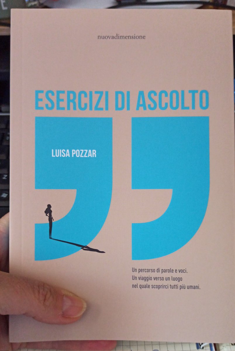 LPozzar's tweet photo. Today is the day 🙂 #Esercizidiascolto da oggi è disponibile in libreria e online #23settembre #novita #libri  https://t.co/ki5nzGEp8W https://t.co/pIkgT3DPGP