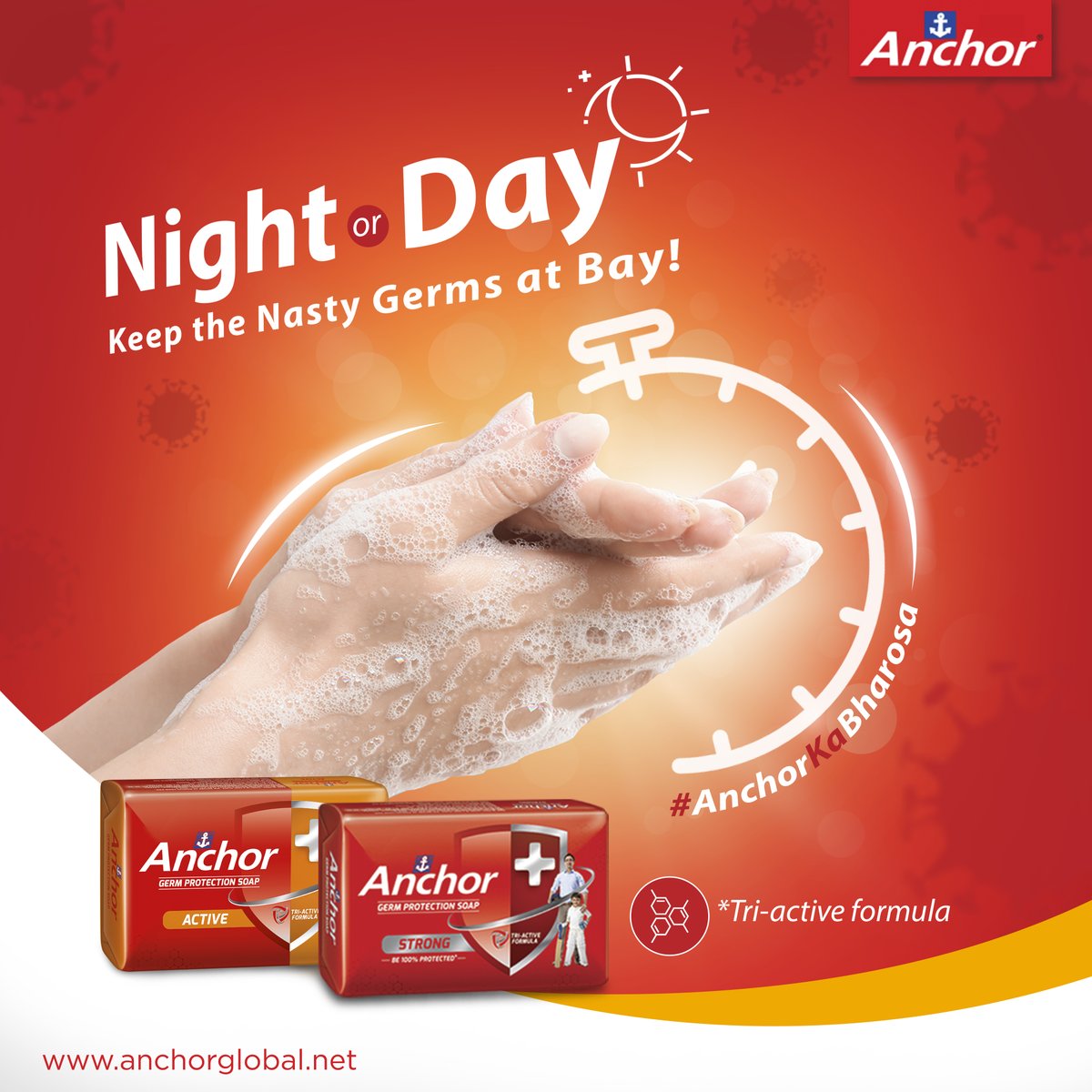 AnchorConsumer's tweet image. Staying germ free and maintaining personal hygiene becomes simple as you cleanse your body with Anchor’s Germ Protection Soap.

#AnchorGlobal #AnchorConsumerProduct #AnchorProtection #AnchorGermProtectionSoap #TriActiveFormula