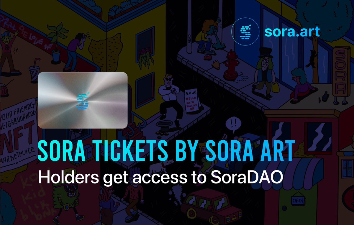 HelloSoraArt's tweet photo. GM everyone! 🪐

Don’t missed out to get your OG role now before it’s closed! Sora’s ticket holders especially for the active buyer can enjoy future airdrop, get wl spot and more!✨✨

#SoraTickets #SoraArt #NEARnft #NEAR $NEAR #NFTNEAR #NFTMarketplace #NFTLAUNCH #Freemint https://t.co/pHrG2lAw0Y