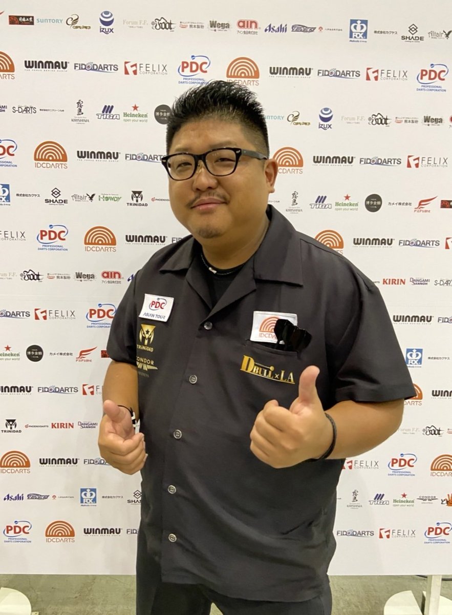 ☆PDC ASIAN SERIES EVENT 3☆ 山田勇樹選手(@YAMADASANDMAN)、西哲平