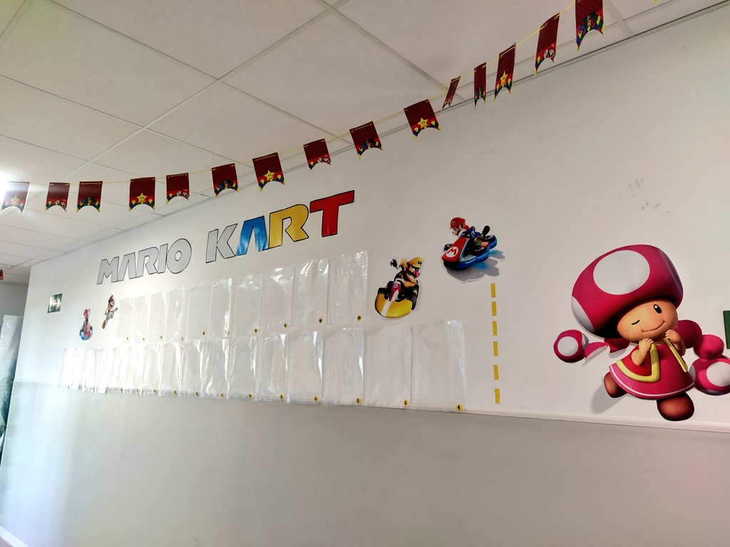 IreCastilloHBS's tweet photo. Estos son algunos de los rincones de nuestra clase y nuestros pasillos. #SegundoEP @HBSTORREJON #MarioBros https://t.co/2Ym41RSrcF