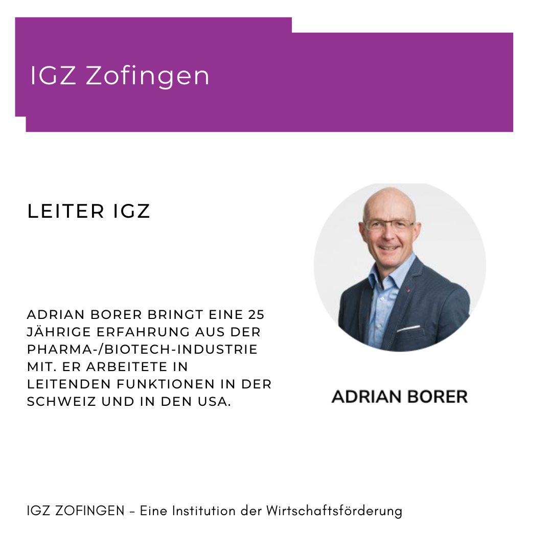 IGZzofingen's tweet photo. Adrian Borer, Leiter #IGZ #Zofingen bringt eine 25 jährige Erfahrung aus der Pharma-/Biotech-Industrie mit. Er arbeitete in leitenden Funktionen in der CH &amp; USA. Er leitete 12 Jahre die Niederlassung einer amerikanischen Pharma-Firma in Zofingen.   https://t.co/wlIiwk78Vf https://t.co/9TJVNWJY5W