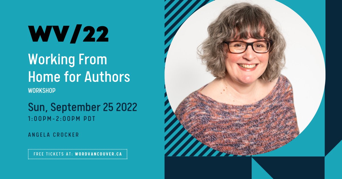 WORD_Vancouver's tweet photo. Bring your notebook to this informative workshop and let @AngelaCrocker, author of national bestseller Work From Home Zone (@SelfCounsel), be your guide to make the most of your writing time. https://t.co/pj4jwCelOQ https://t.co/f0buwQMaHt