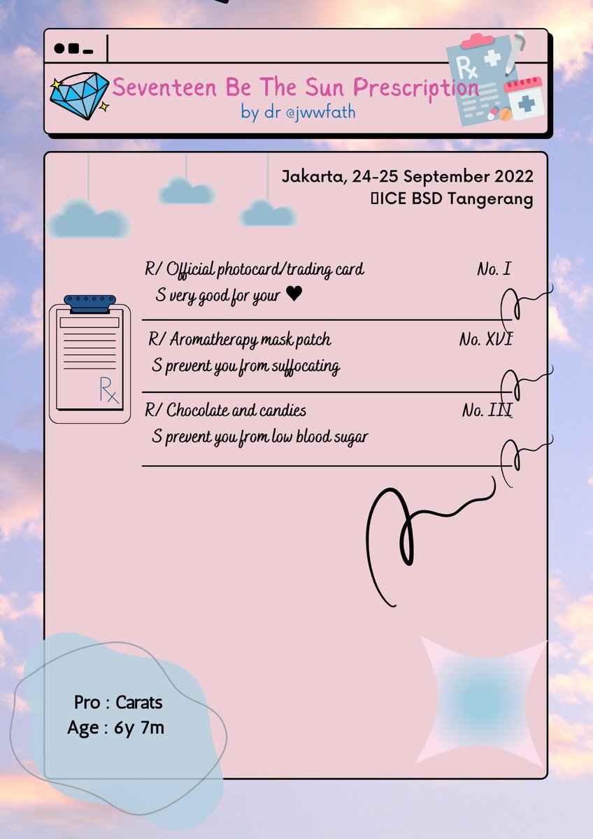 jwwfath's tweet photo. ☀️ Seventeen Be The Sun in Jakarta ☀️

freebies prescription by @jwwfath 🌸

📍ICE BSD Tangerang
📆 24-25 September 2022
⌚️👚 TBA

rt/like please🥹
your personal care @jwwfath 🤍

#BETHESUNinJKT #BeTheSunInJakarta #SEVENTEEN #세븐틴 https://t.co/MADQTesqea
