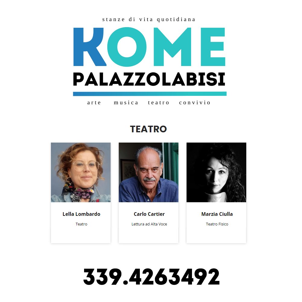 progettokome's tweet photo. Finalmente tutto pronto per l'inizio dei nuovi corsi!
 
#teatroragazzi
#teatroadulti
#letture

Info &amp; Prenotazioni: 3394263492

#staytuned
#kome
#komecomiso
#komestanzedivitaquotidiana
#soloalkome https://t.co/QxmRL5NosM