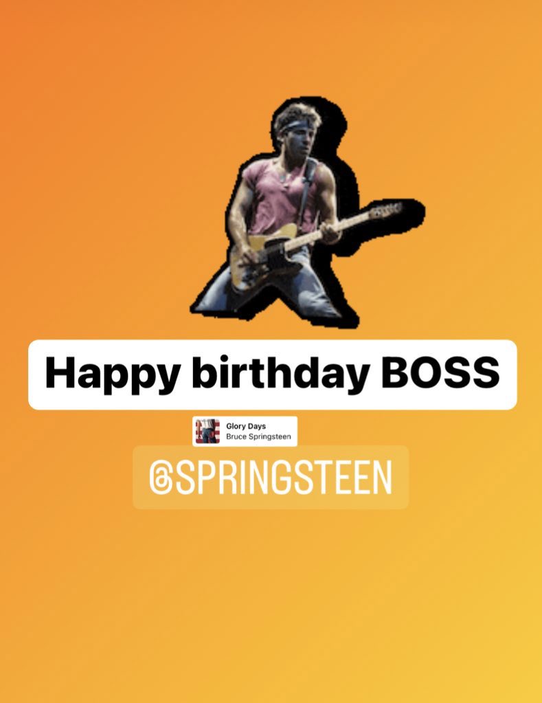 Happy birthday BOSS     