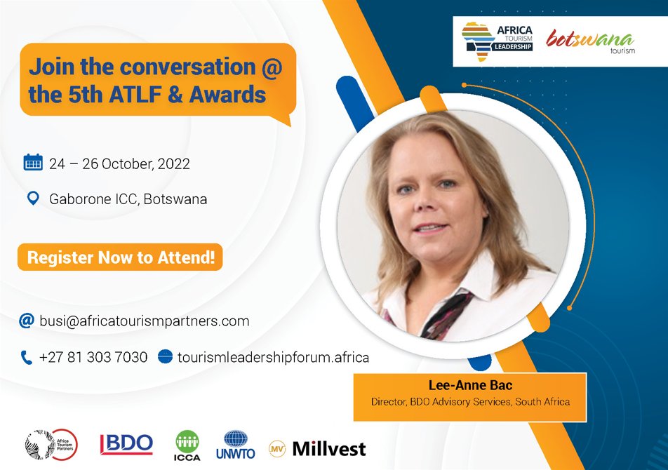🔊🔊🔊Speaker Alert🔊🔊🔊

Meet Lee-Anne Bac 

Register Now for the 5th Africa Tourism Leadership Forum 2022 : tourismleadershipforum.africa

Read Full Speaker Bio: tourismleadershipforum.africa/2022-speakers/
#ATLF2022 <a href="/LeeAnneBac/">Lee-Anne Bac</a>