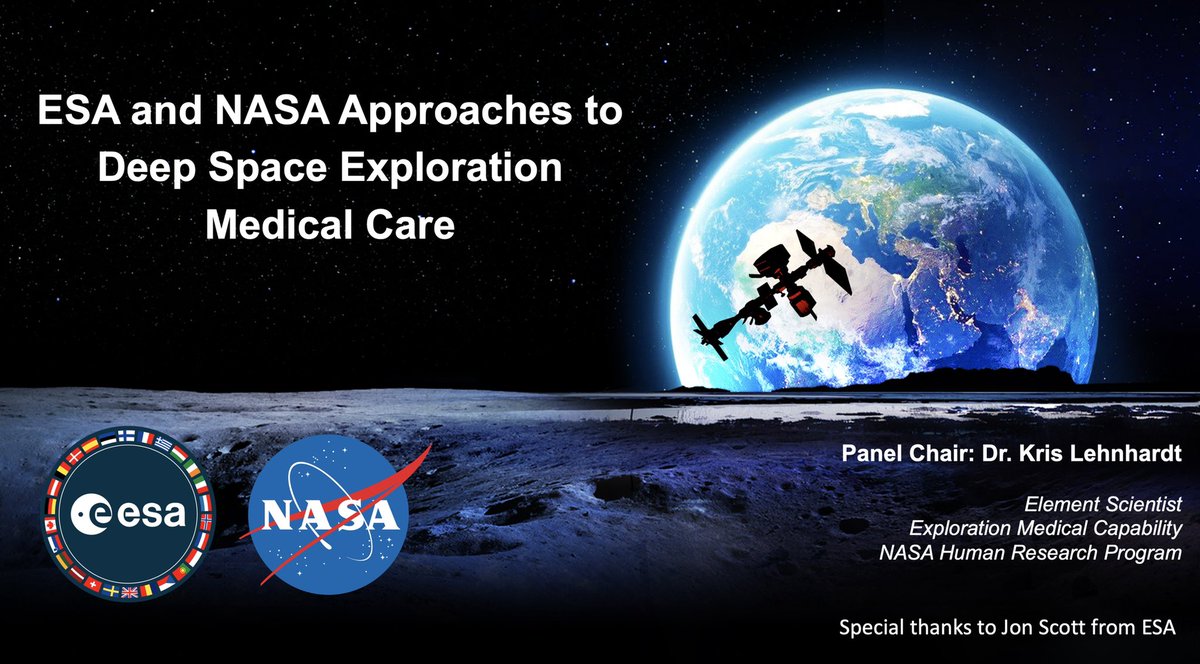 AerospaceDr's tweet photo. Today at @2022Icam! At 1600 hours in the Louis Armand West room, learn about how @esa and @NASA are advancing medical system design for human #space exploration to the #Moon and #Mars 🚀 #ICAM2022 https://t.co/BsqUaxNIIV