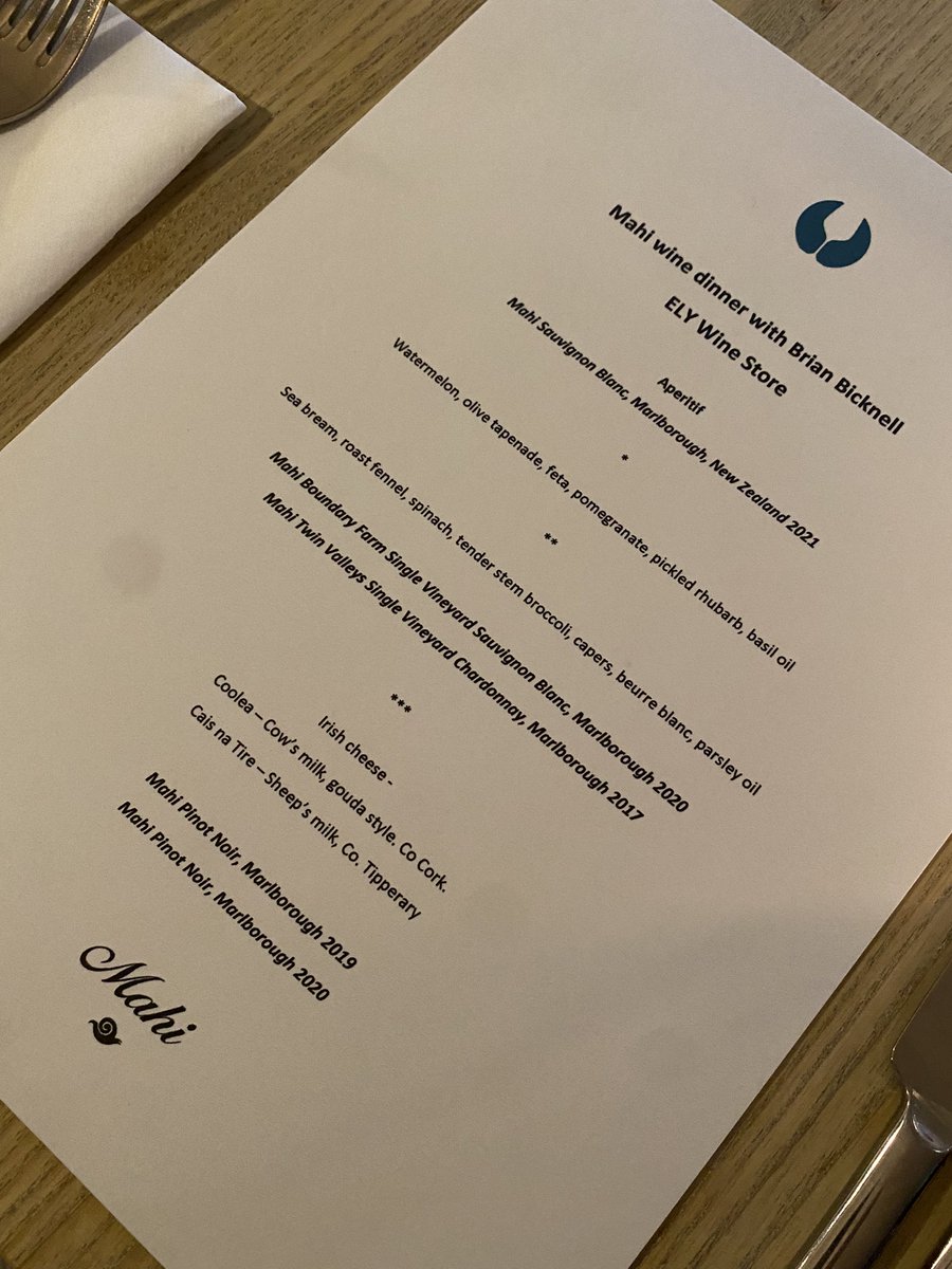 Great tasting last night with <a href="/mahiwine/">Brian Bicknell</a>’s Brian Bicknell, total gent and bit of a dude! Thank you to the team at #ELYWINESTORE for the perfect menu. #wine #winebar #Maynooth