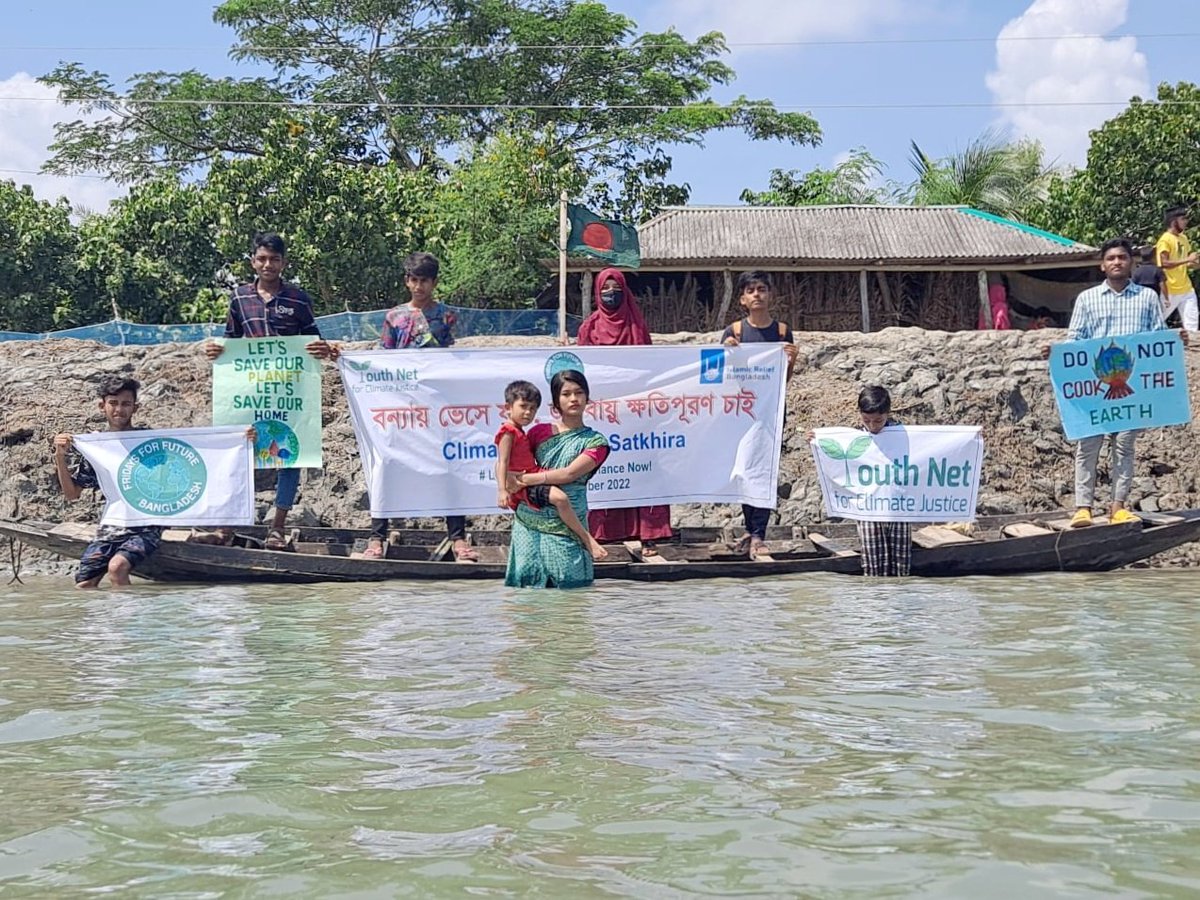 🔴Climate Strike Khulna, Bangladesh 
✅ loss & damage,Finance now‼️ 
@GretaThunberg
#globalstrike2022sep 
#ClimateActionNow 
#fridaysforfuture 
#climatejustice 
#ClimateEmergency 
@SohanBMYP 
@YouthNet4CC
#LossAndDamage