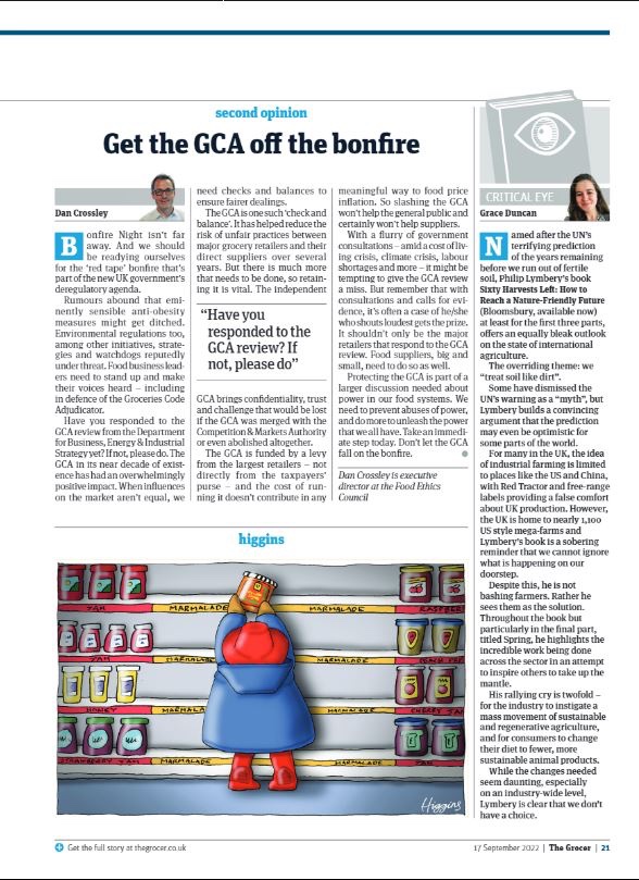 philip_ciwf's tweet photo. All thanks @gracieellen_ for your kind #CriticalEye review of #SixtyHarvestsLeft 🌾 @TheGrocer
We all need an #Animal-Friendly
#Nature-Friendly #future with
#naturebasedsolutions
@ciwf https://t.co/SlNnnGJ2Es