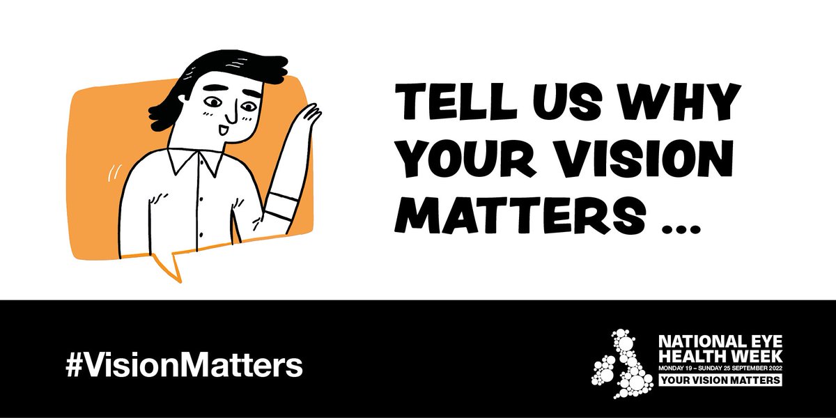 It’s #FrEYEday and we’d love to hear why #VisionMatters to you… Comment below or share your thoughts in a social media post.
visionmatters.org.uk/downloads/my-v…