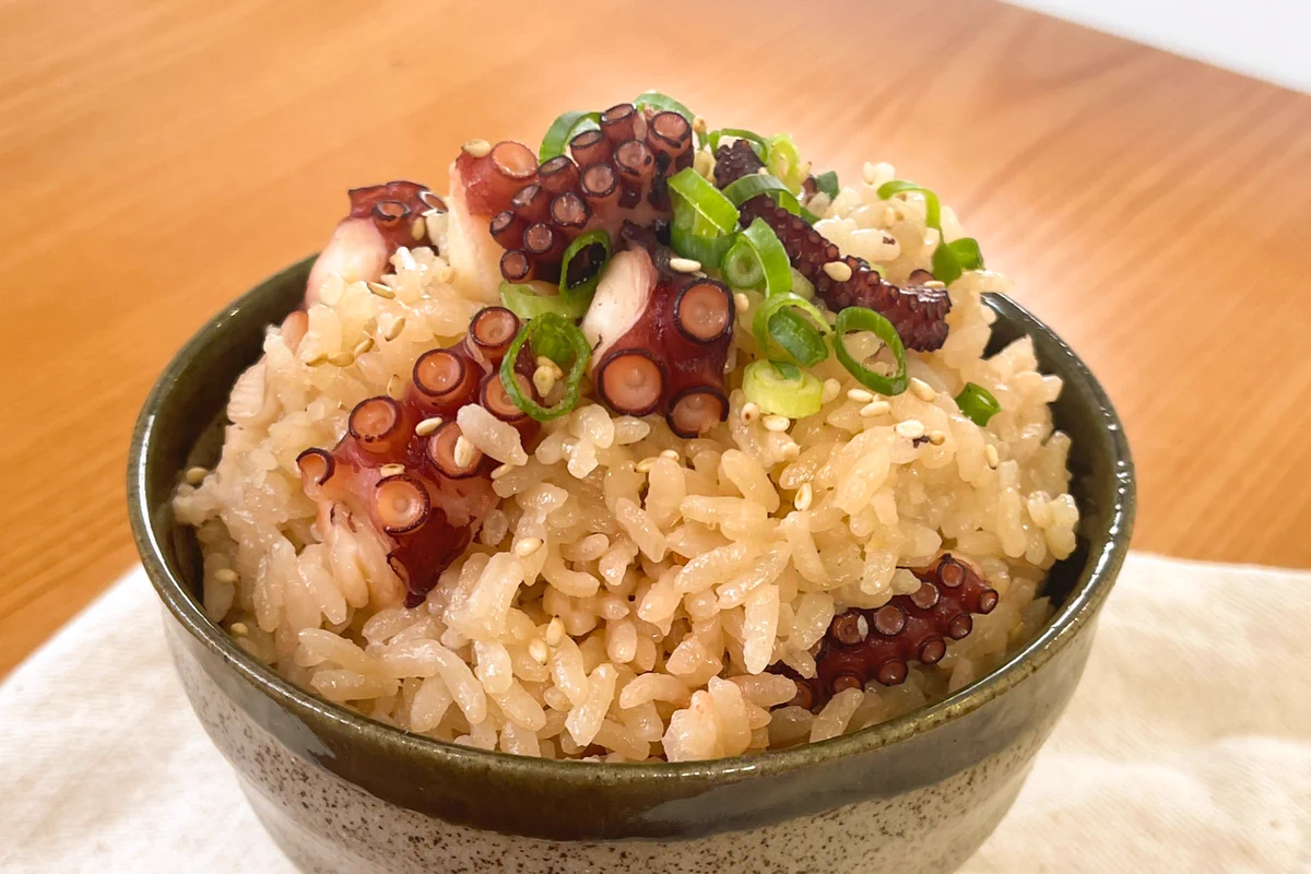 炊飯器で超簡単！旨味たっぷり「やみつきたこめし」。