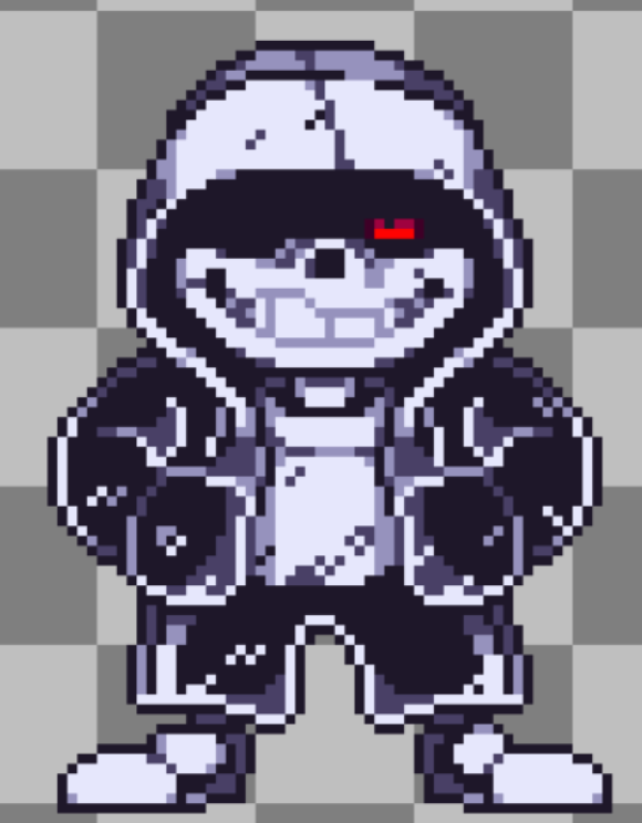 Dust sans sprite pixel art