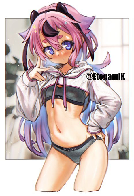 #ボイロショートパーカースポブラ部 ヒメちゃんのお腹オイシイ 