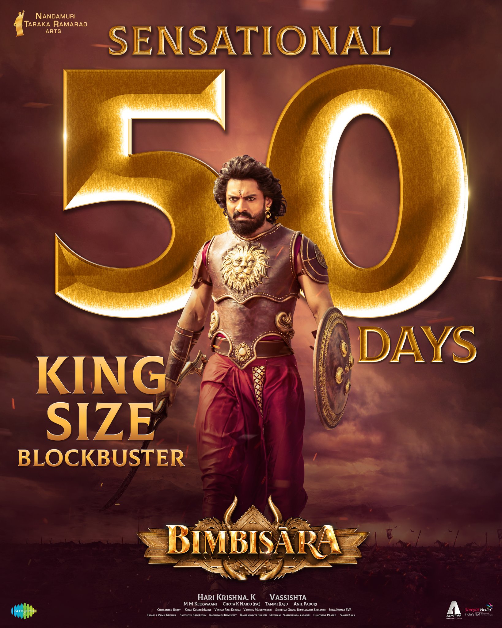 🔱 Bimbisara (2022) [Tamil] (Original Version) TRUE WEB-DL | [4K SDR HEVC UNTOUCHED - 7.6GB] | [1080p HEVC UNTOUCHED - 2.3GB - 2.1GB] | [720p - 1.4GB - 850MB] | [SD - 700MB - 400MB - 250MB] 🔰G-Drive Links🔰