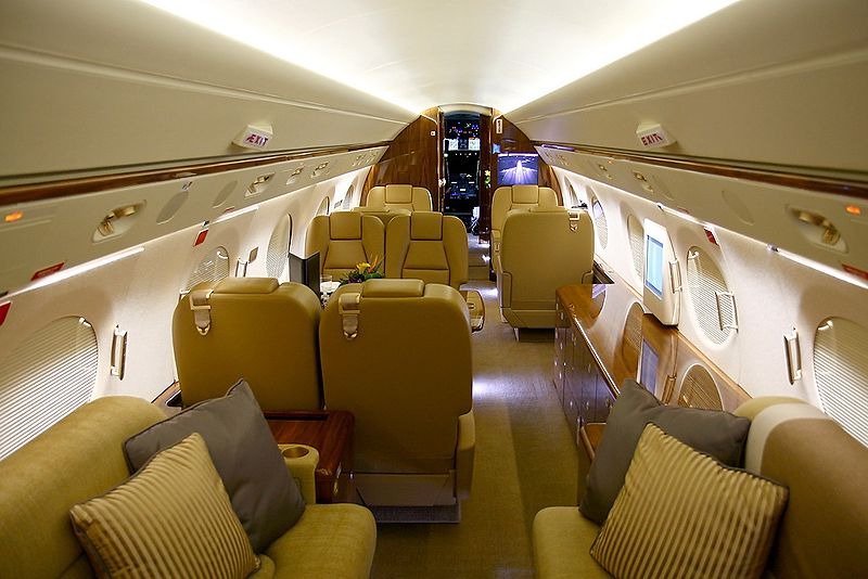 #GulfstreamAerospace #G550 cabin