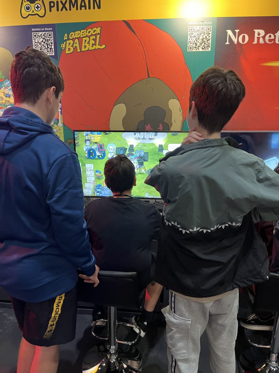 The first day at #EGXLondon, what an amazing experience! And if you are going to EGX this weekend, find us at <a href="/pixmain/">Pixmain</a>'s booth RZ53 to join the joy with us!
#gobabel #indiegames #EGX2022