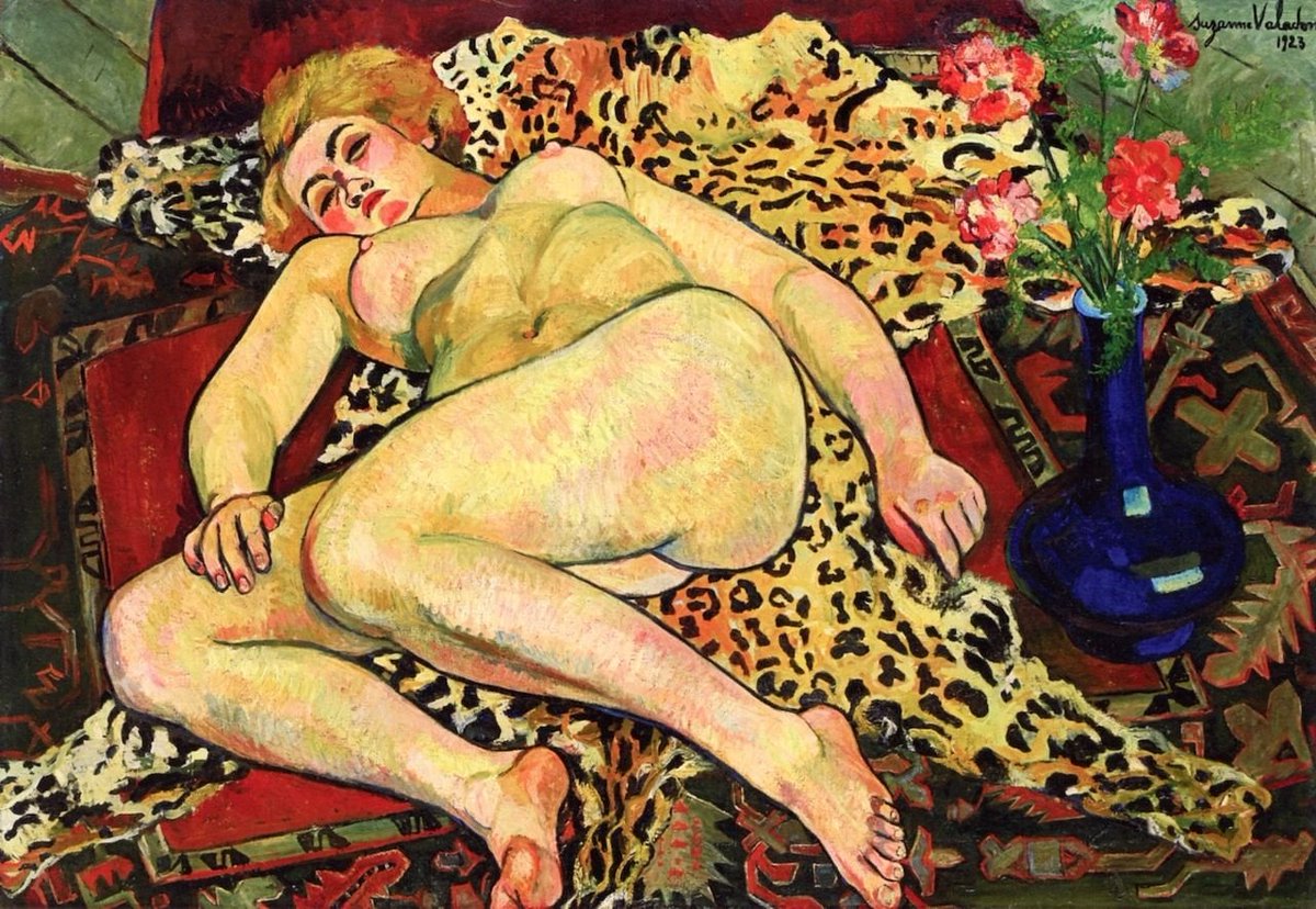Javierbaladron's tweet photo. #TalDiaComoHoy de 1865 nació Suzanne Valadon, pintora postimpresionista con la estética de los nabis y colorido brillante que sobresalió por sus desnudos. Fue madre del pintor Maurice Utrillo y sirvió de modelo a Degas, Toulouse-Lautrec, Renoir y Puvis de Chavannes https://t.co/GZdPNi0JeF