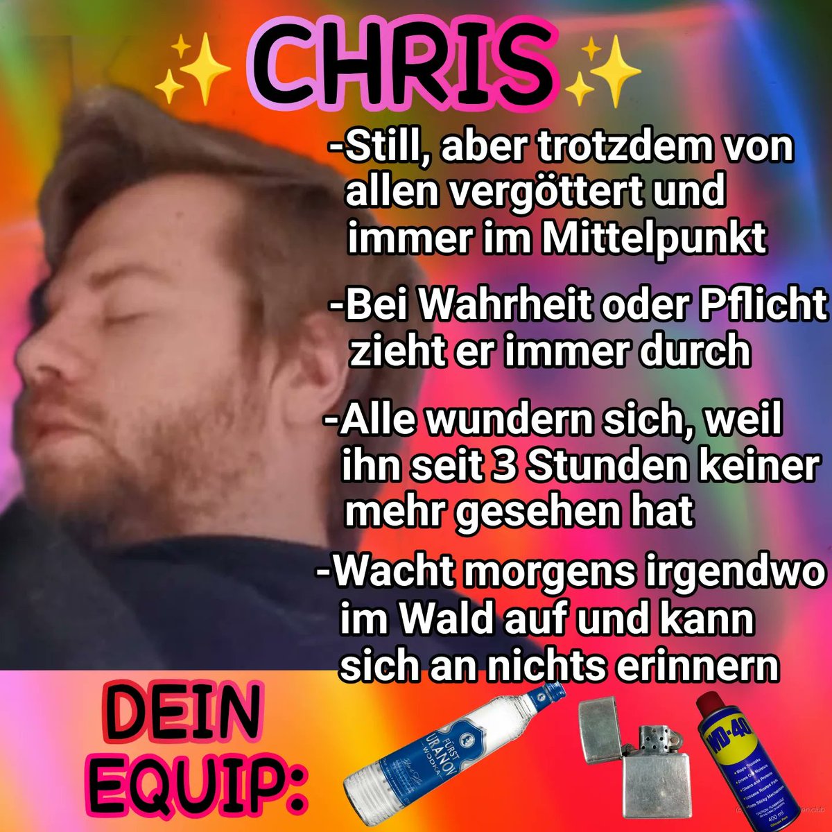 Pietsmemed1's tweet photo. Welcher Typ Hauspartygänger bist du? (Im Threads geht's weiter) https://t.co/vvZPqrGtXY