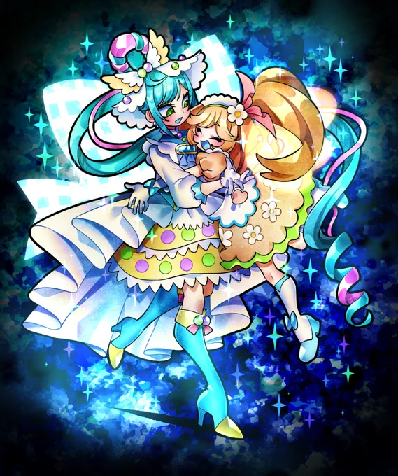 キュアスパイシーさんとパムパムさん 