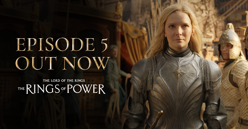 PrimeVideoIN's tweet photo. @demon4angel Can't process that we're halfway through the first season of #TheRingsOfPower already! 😳
Watch episode 5 of #TheRingsOfPower, only on Prime Video✨

Reply #stop to opt-out
