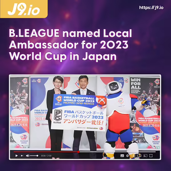 j9io_official's tweet photo. Look! B.League is the chosen local ambassador for the upcoming 2023 World Cup. 

Show your support to the team! 🇯🇵

#J9io #J9BC #FIBA #WinForAll #WorldCup https://t.co/CfbO8oVUzH