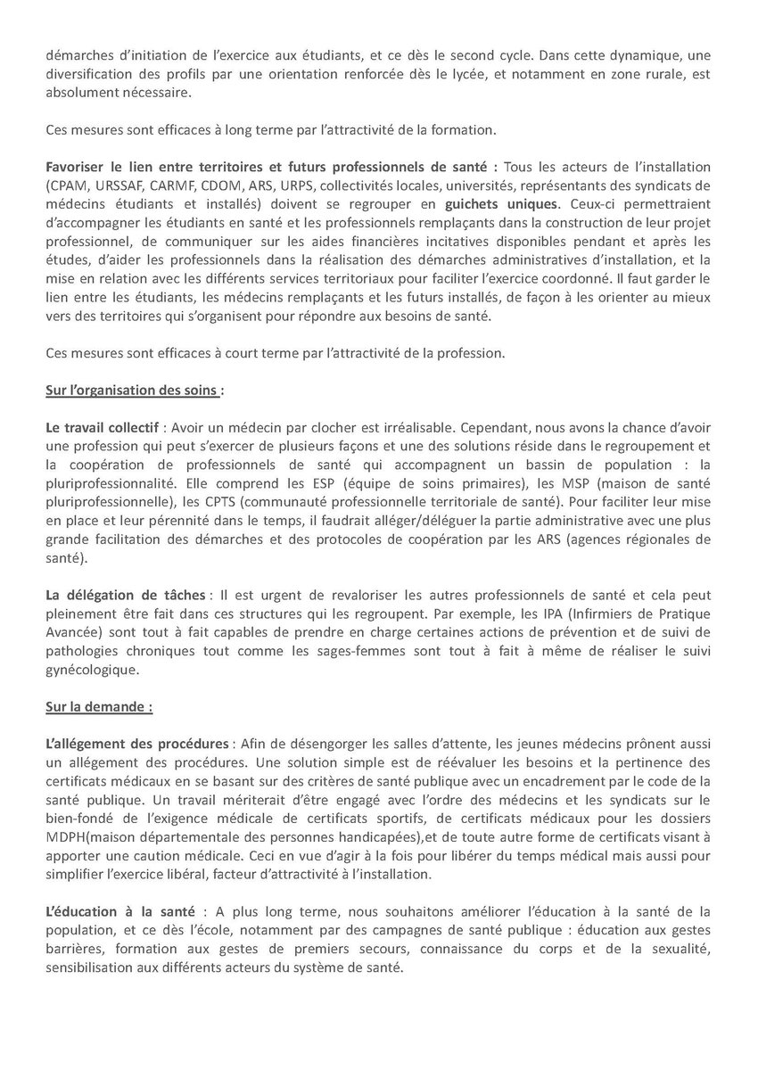 ANEMF's tweet image. #CdP : Les syndicats des jeunes et futurs médecins
organisent un colloque sur l’accès aux soins lundi 03 octobre. @ANEMF @ISNARIMG @ReAGJIR

Priorité et plus que jamais concernés, nous voyons 3 axes de résolution :
✅Agir sur l'#offre, la #demande et l'#organisation des soins.