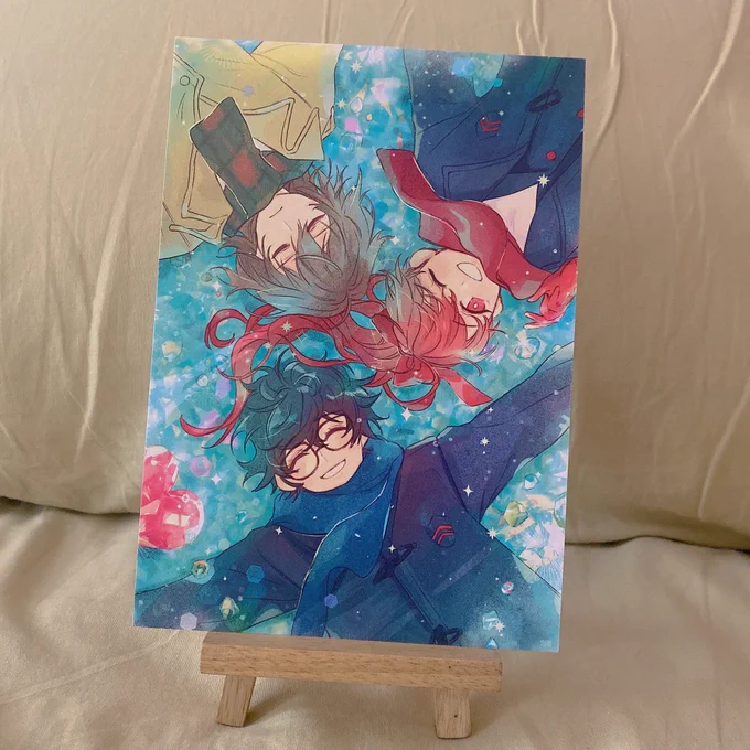 Retouched this anniversary art for P5R  