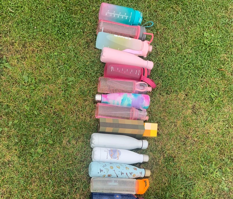 The rain didn't stop 26 of our KS2 girls enjoy their after school football training last night! We even managed to provide five girls with football boots from last year's generous donations. The water bottles were just as tidy as some of the skills on show!