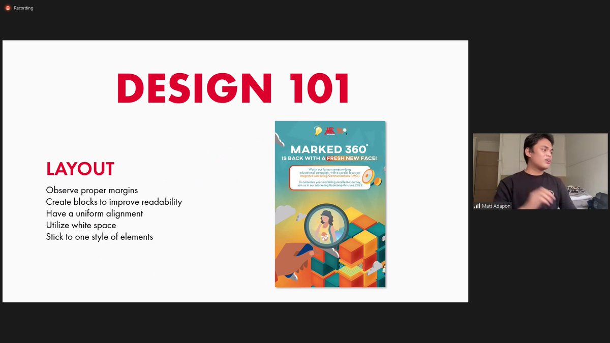 ICpEPseMapua's tweet photo. ‼️ HAPPENING NOW ‼️

📣 OIT Program 5th Day📣

Cutting through the Clutter: How to Make an Effective Brand by Matt Adapon 💥

#ICpEPSE5thDayOTP
#ICpEPSEMAPUAOIT https://t.co/l1yn37fOqs