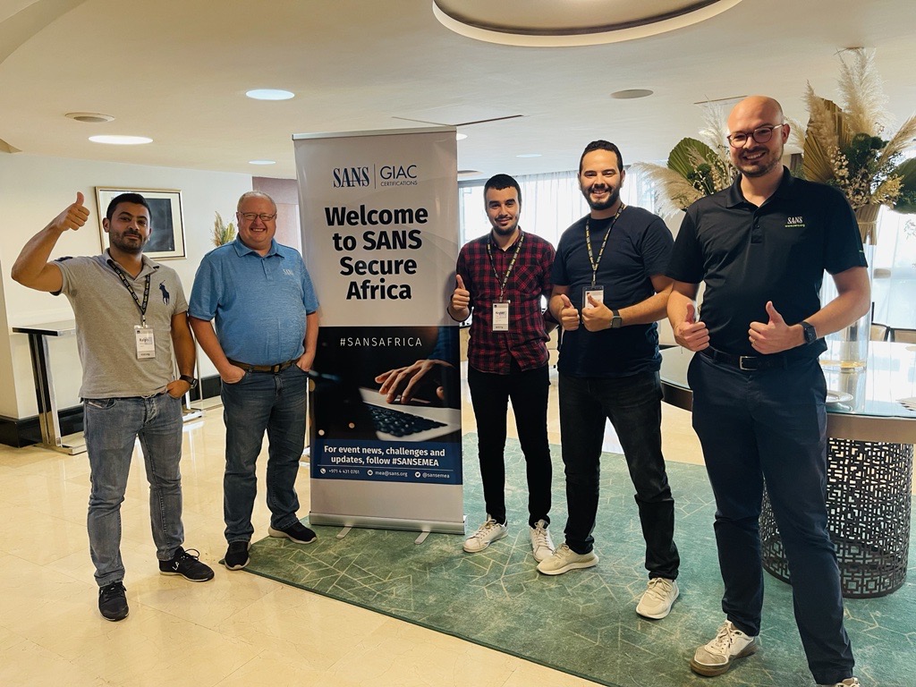🌍 SANS Secure Africa 2022 is live

This is the first SANS Training Event in Morocco!

📸 Students are enjoying their world class training experience with

🗣 <a href="/AlfaSec/">Max</a> Maxim Deweerdt
🗣️ Jason Jordaan

View all SANS training events in the EMEA region: 
🔗 ow.ly/GtZW50KQeuL