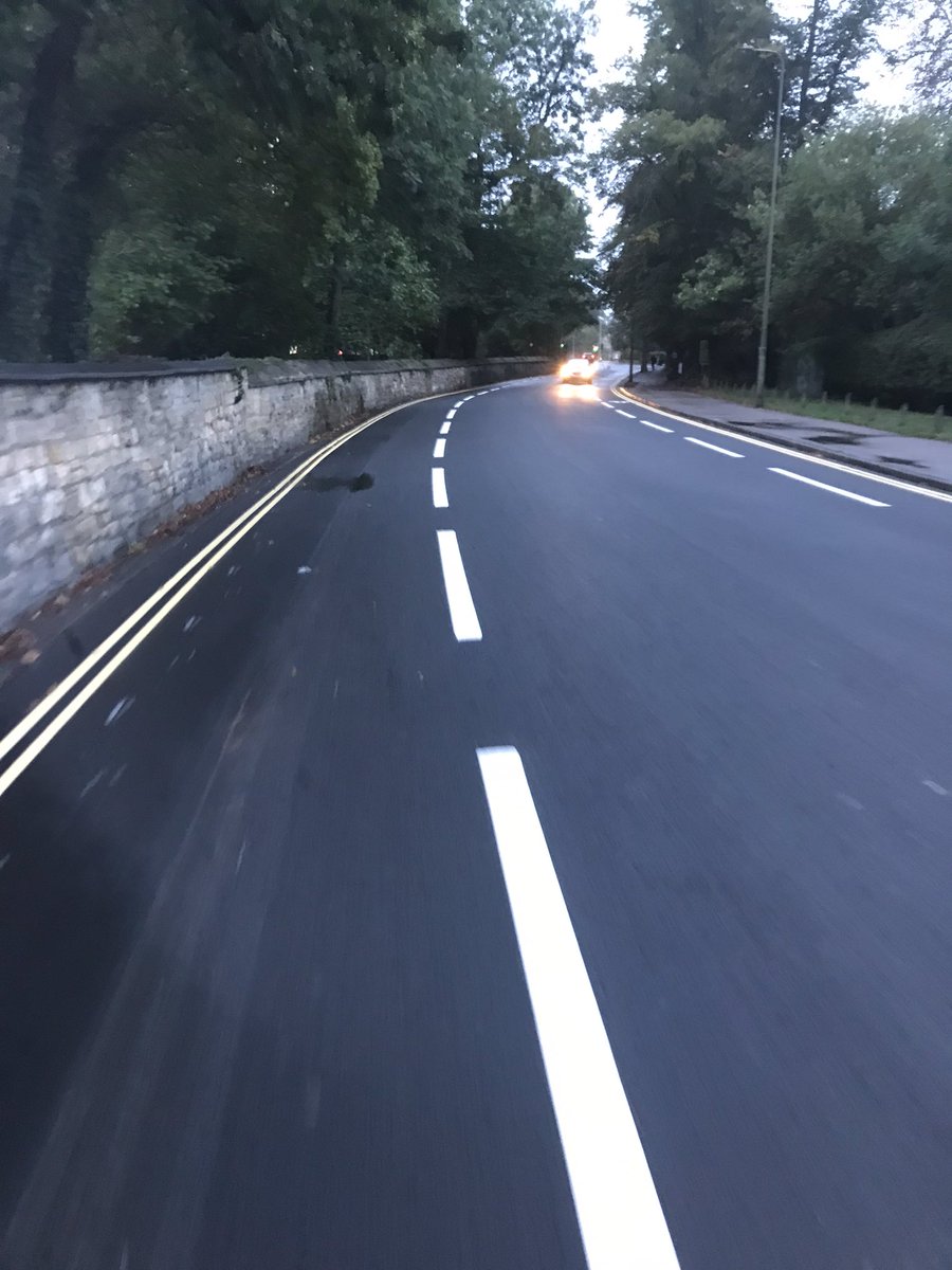 This is still just paint on a road <a href="/OxfordMary/">Mary Oxford</a> <a href="/OxonCyclingNet/">Oxfordshire Cycling Network</a> I hope <a href="/timbearder/">Cllr Tim Bearder</a> is not going to claim that it’s a cycle path, it’s not.  <a href="/OxfdPedestrians/">Oxford Pedestrians Association</a> would it be acceptable for walkers to just have a bit of paint separating cars and walkers? So why is it ok for cyclist?